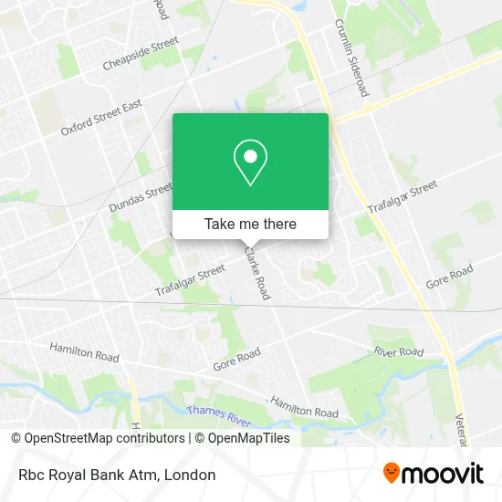 Rbc Royal Bank Atm map