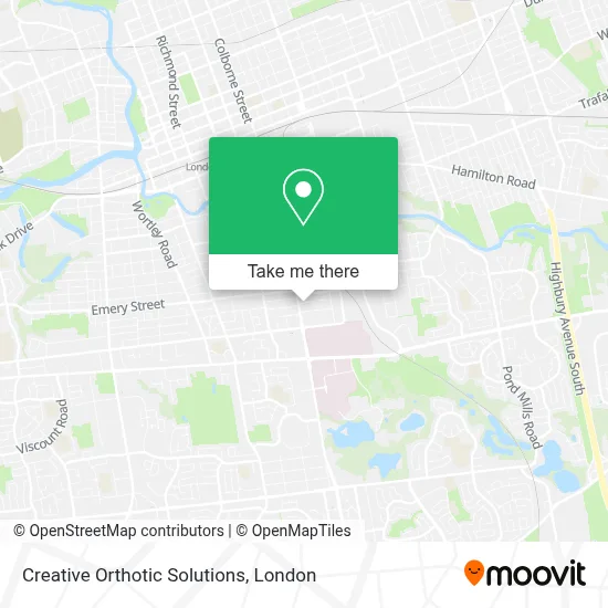 Creative Orthotic Solutions map