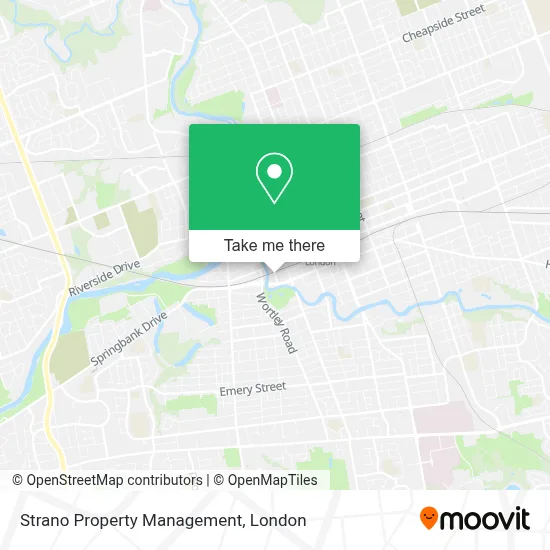 Strano Property Management map