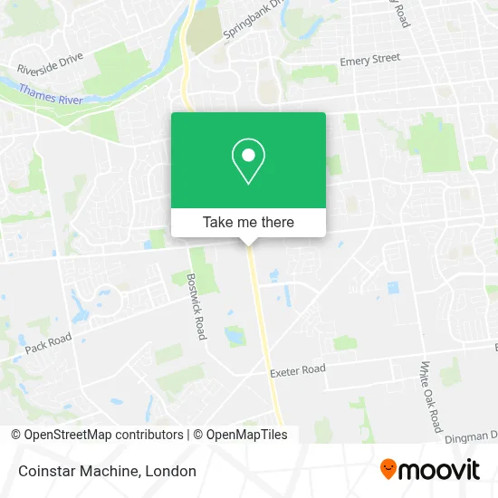 Coinstar Machine map