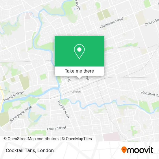 Cocktail Tans map
