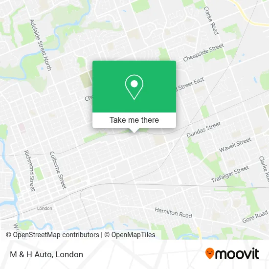 M & H Auto map
