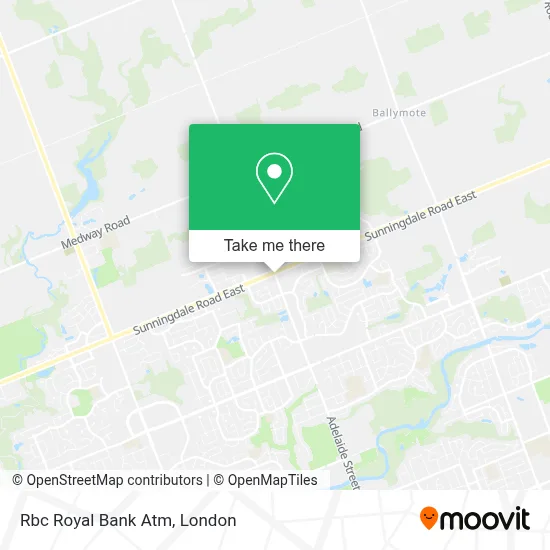 Rbc Royal Bank Atm map