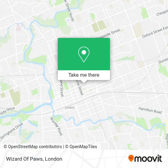 Wizard Of Paws map