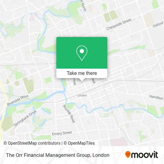 The Orr Financial Management Group map
