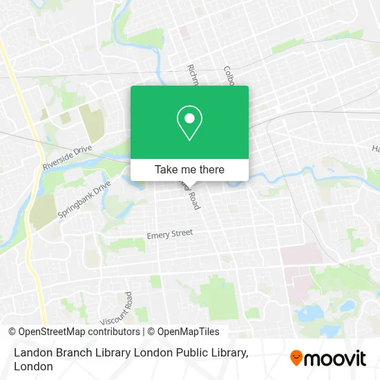 Landon Branch Library London Public Library map
