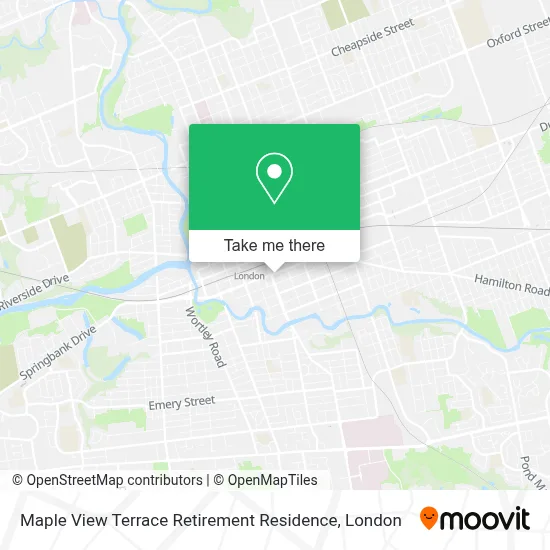 Maple View Terrace Retirement Residence map