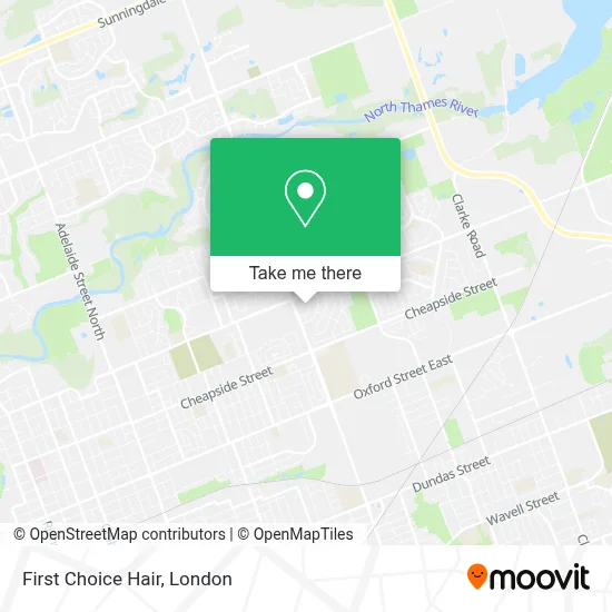First Choice Hair map