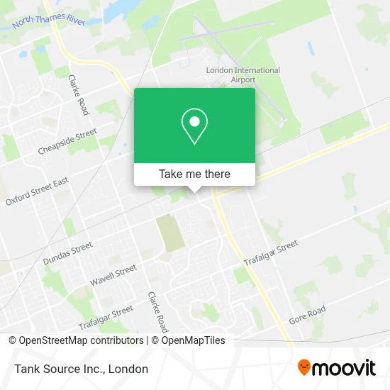 Tank Source Inc. map