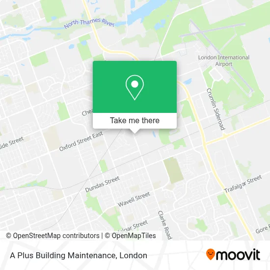 A Plus Building Maintenance map