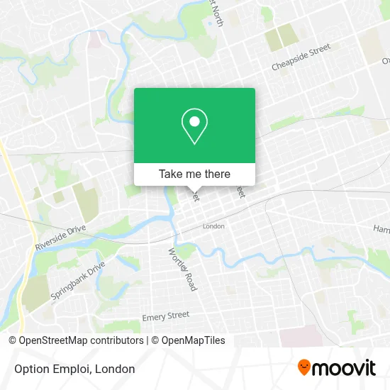Option Emploi map