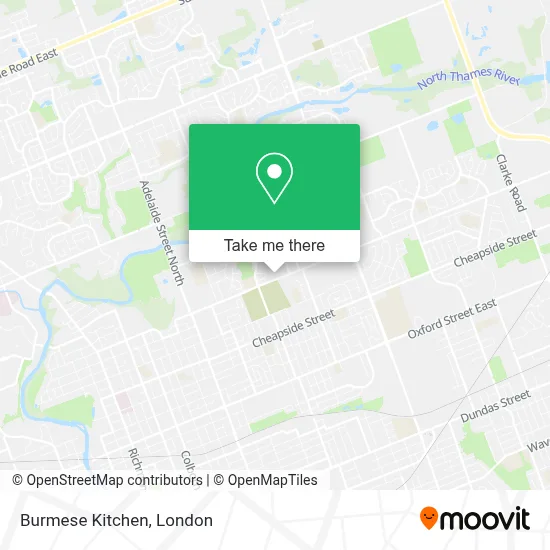 Burmese Kitchen map