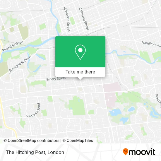 The Hitching Post map