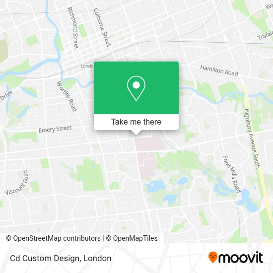 Cd Custom Design map