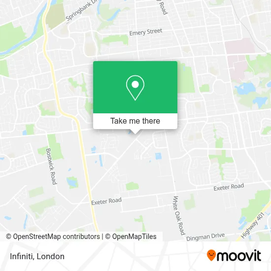 Infiniti map