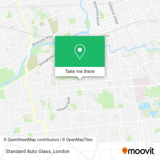 Standard Auto Glass map