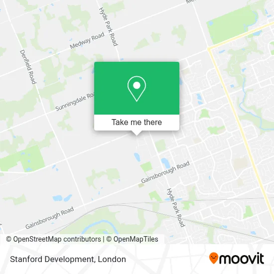 Stanford Development map