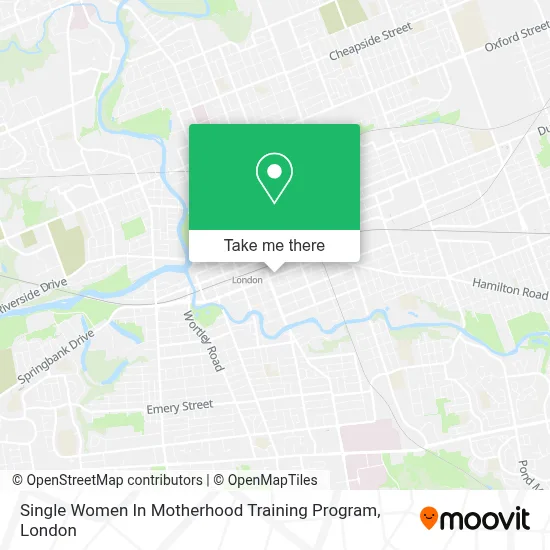 Single Women In Motherhood Training Program map