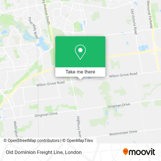Old Dominion Freight Line map