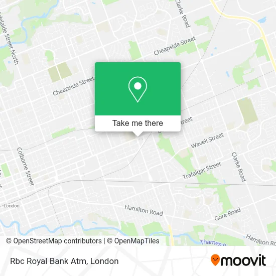Rbc Royal Bank Atm map