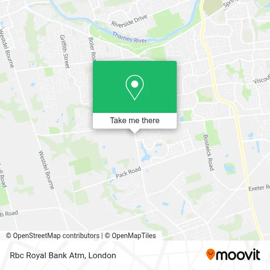 Rbc Royal Bank Atm map