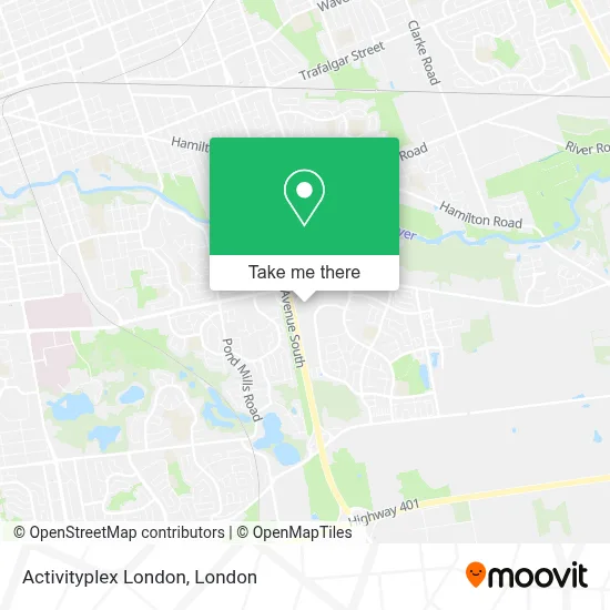 Activityplex London map