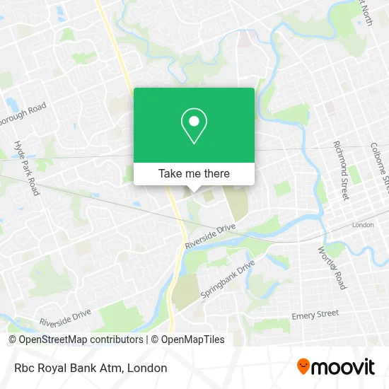 Rbc Royal Bank Atm map