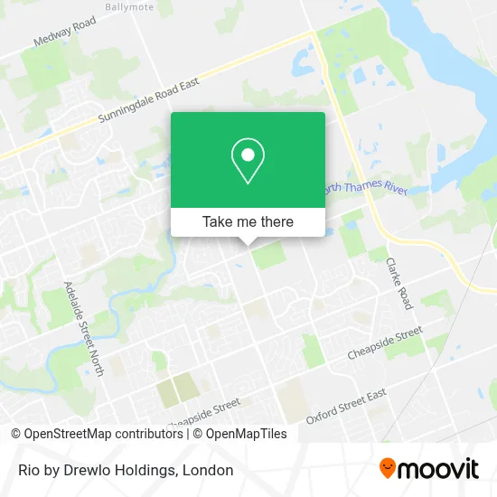 Rio by Drewlo Holdings map