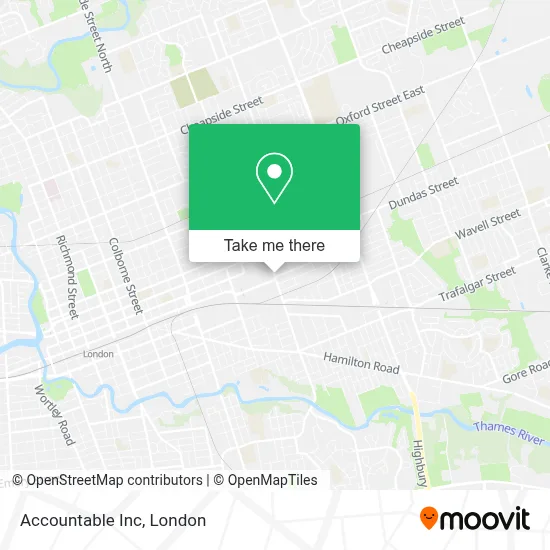 Accountable Inc map