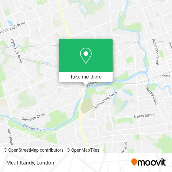 Meat Kandy map