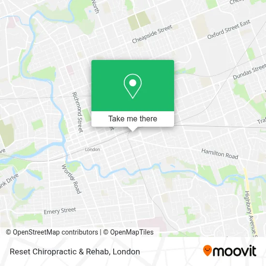 Reset Chiropractic & Rehab map
