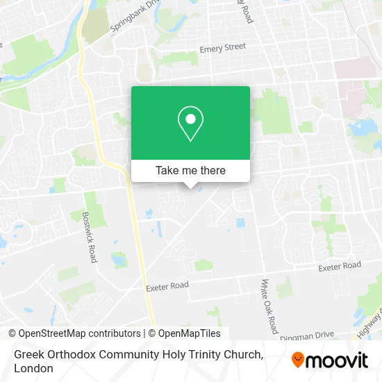 Greek Orthodox Community Holy Trinity Church map