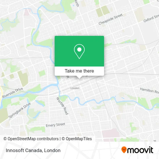 Innosoft Canada map