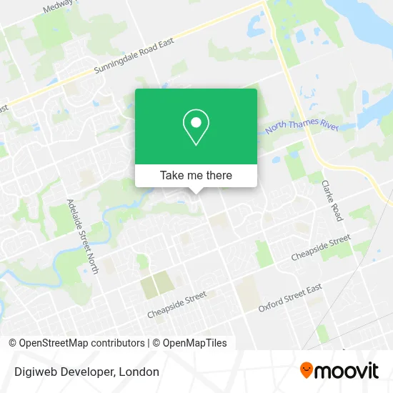 Digiweb Developer map