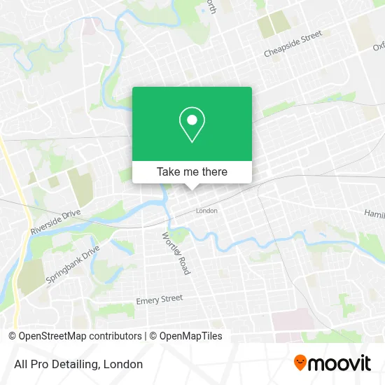 All Pro Detailing map