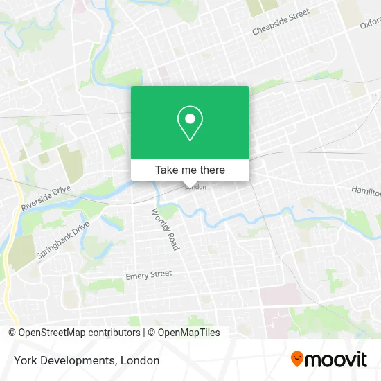 York Developments map
