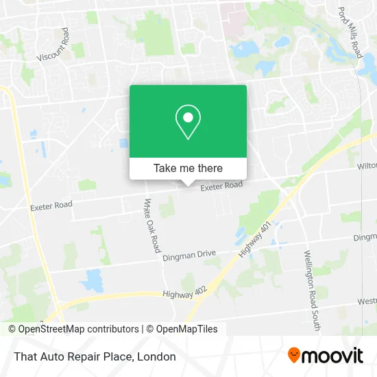 That Auto Repair Place map