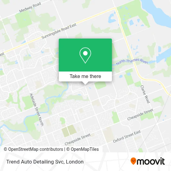 Trend Auto Detailing Svc map
