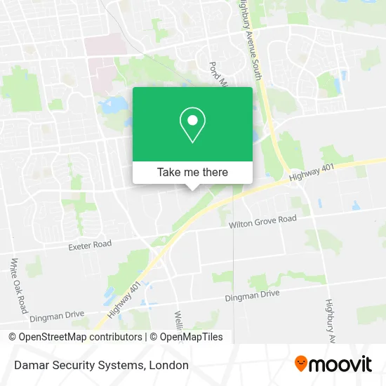 Damar Security Systems map
