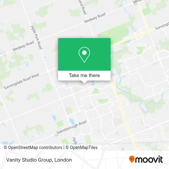Vanity Studio Group map