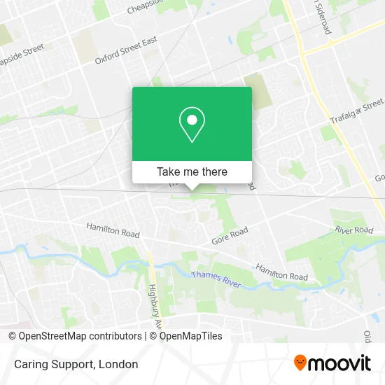 Caring Support map