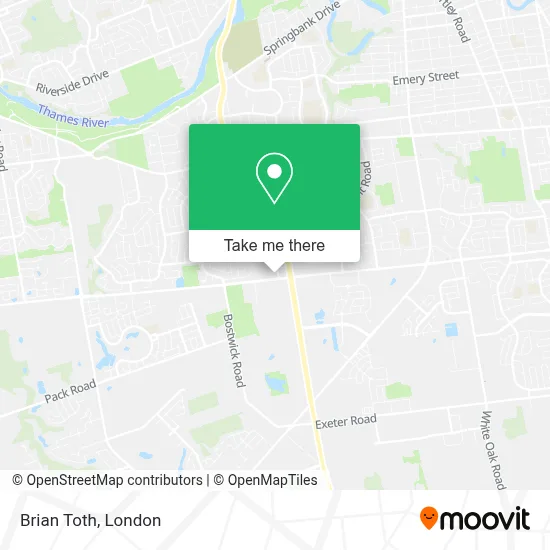 Brian Toth map