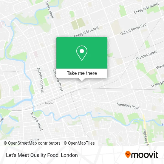 Let's Meat Quality Food map