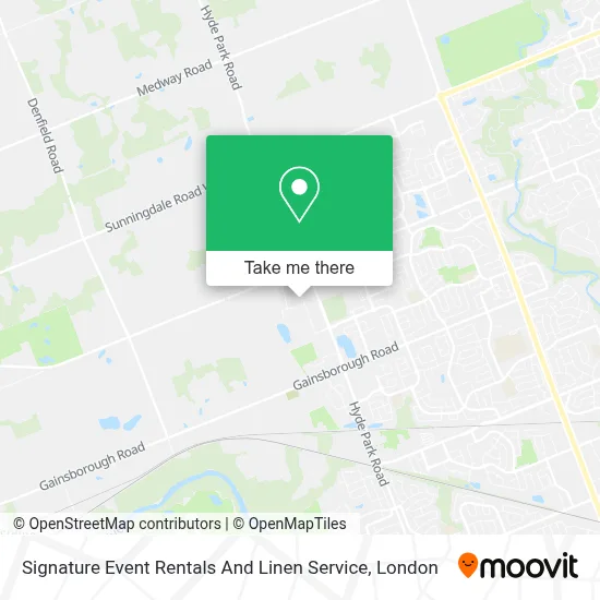 Signature Event Rentals And Linen Service map