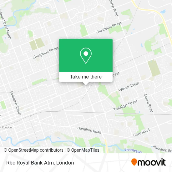 Rbc Royal Bank Atm map
