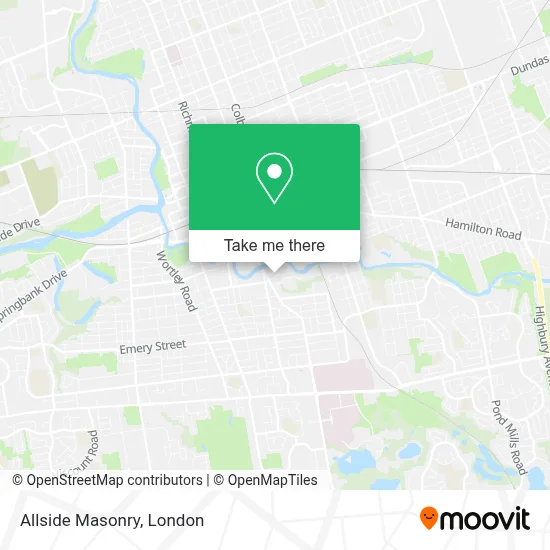 Allside Masonry map