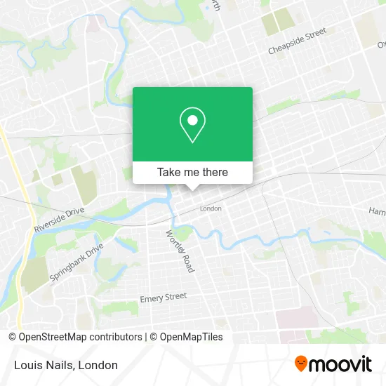 Louis Nails map