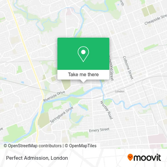 Perfect Admission map