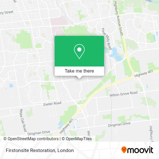 Firstonsite Restoration map