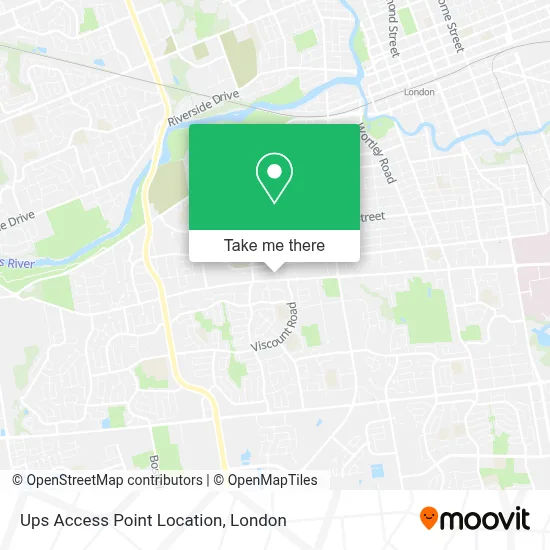 Ups Access Point Location map
